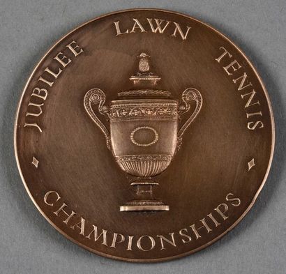 null Médaille commémorative du cinquantenaire du tournoi de Wimbledon (1877-1926)....
