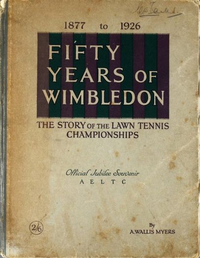 null Médaille commémorative du cinquantenaire du tournoi de Wimbledon (1877-1926)....