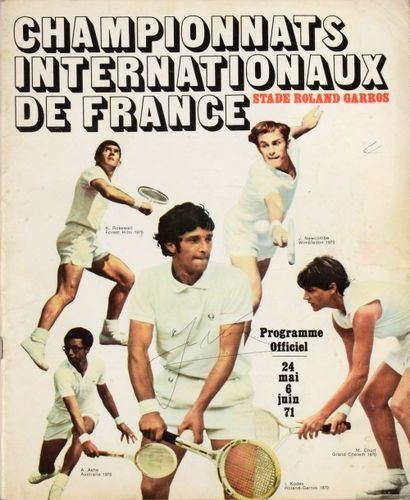 null Programme officiel des Championnats Internationaux de France 1971 au Stade Roland...