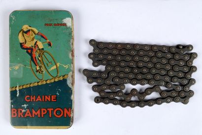 null Chaîne de vélo de la marque Brampton.
Dans sa boîte d'origine. Vers 1950.