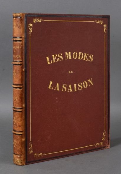 null Les Modes de la Saison, 1876-1878, hebdomadaire relié en deux volumes offrant...