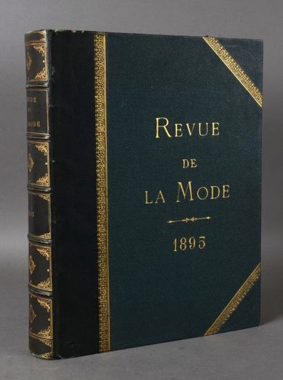 null Revue de la Mode, 1895, année complète reliée de l'hebdomadaire offrant 70 grandes...