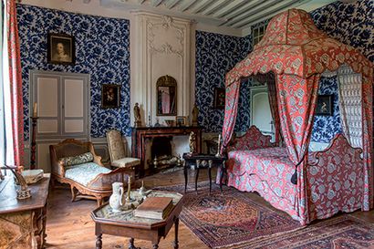 null Important lit de style Louis XV,Chef-d'œuvre de tapissier réalisé d'après une...