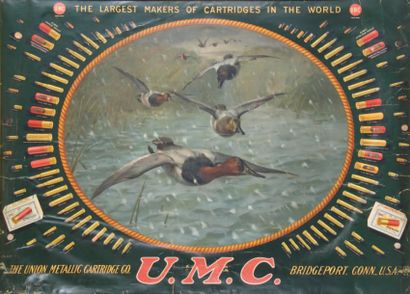 null "The largest makers of cartridges in the world. U. M. C." Grande et belle affi...