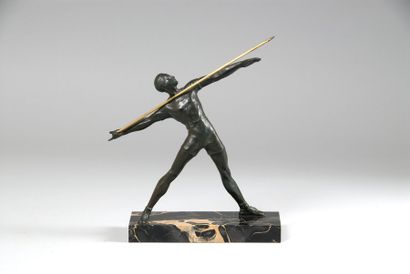 null Sculpture en bronze sur socle marbre. Circa 1930. Hauteur 30 cm.