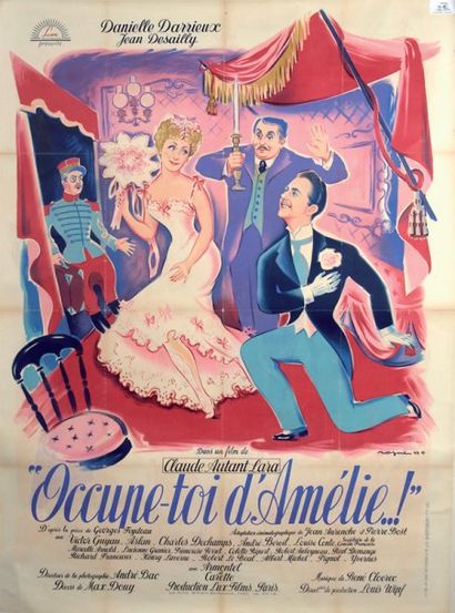 FEYDEAU Georges Occupe-toi d'Amélie, film de Claude AUTANT-LARA ( 1949 ), d'après...