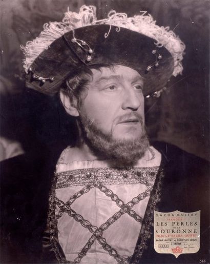 GUITRY Sacha Grand portrait photographique dans le rôle de François Ier pour son...
