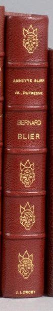 BLIER Bernard- Annette BLIER et Claude DUFRESNE Bernard Blier, Solar, 1989, envoi...