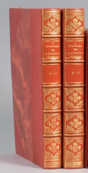 COMEDIENS - Henry LYONNET : Dictionnaire des comédiens, Bibliothèque de la Revue...