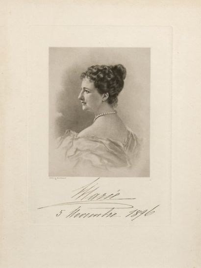 null Marie Dorothée, duchesse d'Orléans, née archiduchesse d'Autriche. Héliogravure...