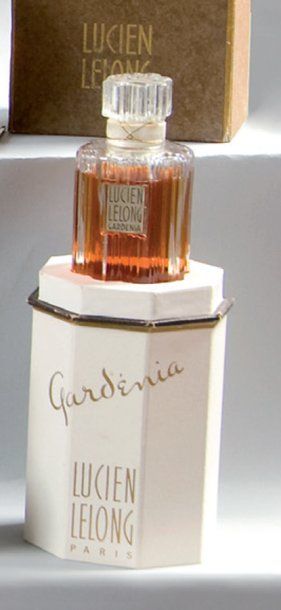 LUCIEN LELONG - «Gardénia» - (années 1930) Présenté dans son coffret cylindre octogonal...