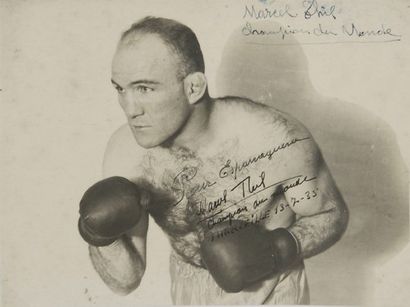 null Photo originale de Marcel Thil (1904-1968). Champion du monde en 1932, il conserva...