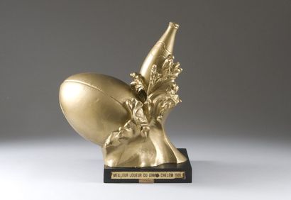 null Trophée du Meilleur Joueur du Grand Chelem 1981 attribué à Jean-Pierre Rives...