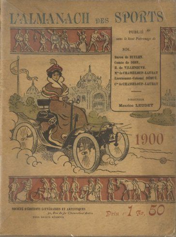 null Almanach des Sports 1900 de Maurice Leudet comportant le détail des épreuves...