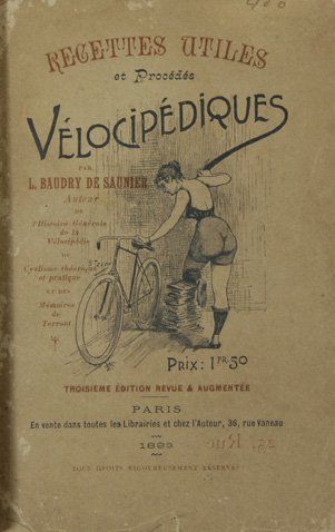 null Livre. Recettes utiles et procédés vélocipédiques par L. Baudry de Saunier....