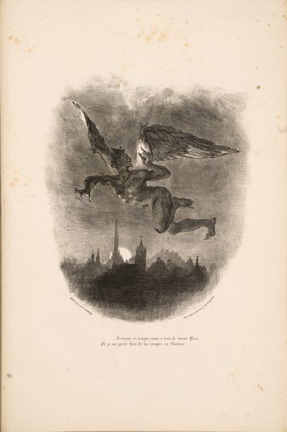 null [DELACROIX]. Faust. Tragédie de M. de Goethe. Paris, Chez Danlos, s. d. [circa...