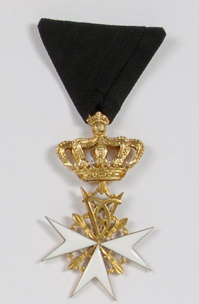 null Malte - Ordre de Saint-Jean de Jérusalem - Insigne de chevalier de dévotion....