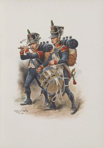 null Fallou L. La garde impériale (1804-1815), La giberne, Paris, 1901, 2 volumes...