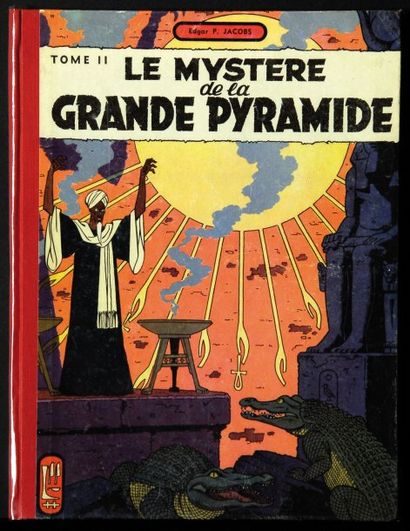 JACOBS BLAKE ET MORTIMER 04. Le Mystère de la Grande Pyramide. Tome 2. édition originale...