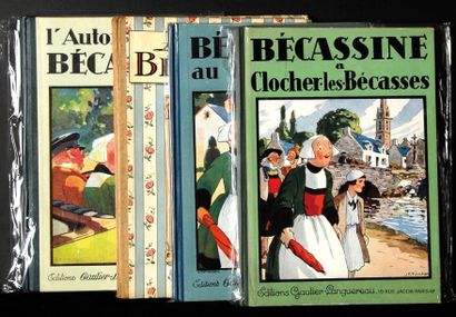 PINCHON 4 albums de BECASSINE en éditions originales (de TBE à quasi-neuf). L'enfance...