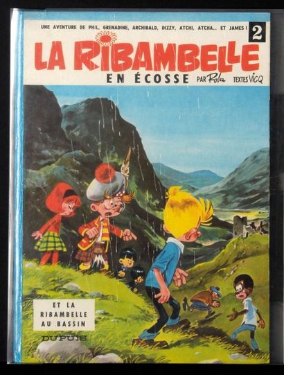 ROBA LA RIBAMBELLE EN ECOSSE, édition originale à l'état de neuf. Exemplaire fri...