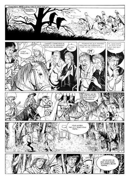 SOKAL SANGUINE. Planche 13 pour cet album publié par Casterman dans le cadre de la...