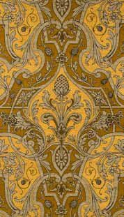 null Sept rouleaux de faux-cuirs Renaissance, Zuber, fin XIXe siècle, décor en 4...