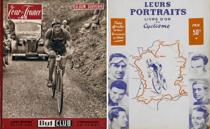 null Album souvenir du Tour de France 1948, reliure éditée par But et Club. On y...