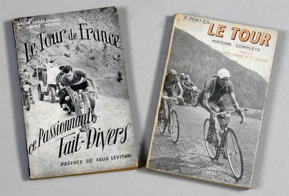null Lot de 2 livres. Le Tour histoire complète de P. Portier édition de 1950 et...