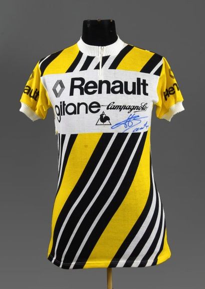 null Maillot de Bernard Hinault avec l'équipe Renault Gitane pour la saison 1978....