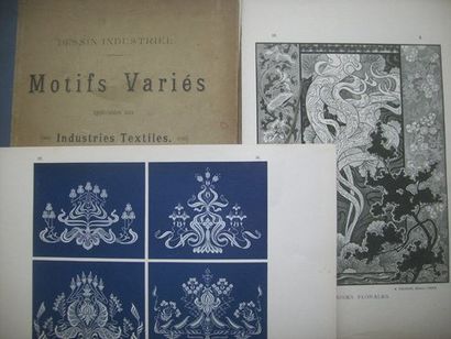 CALAVAS, -Motifs variés applicables aux industries textiles, Calavas, Paris, s.d,...