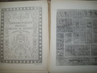 OURI (A.), Ornementation pratique, receuil de 750 dessins, A.Guérinet, Paris, 1883-1894...