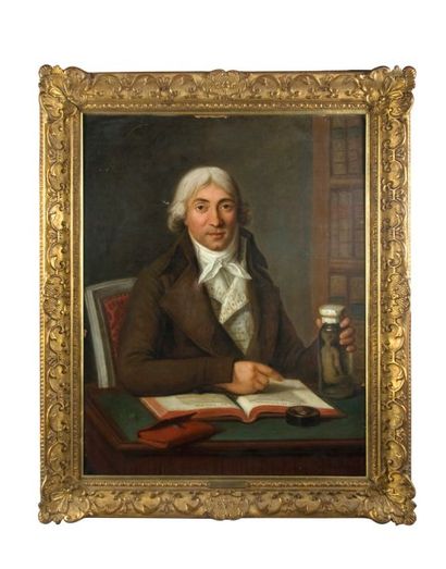 VOIRIOT Guillaume (1712-1799). Portrait de Vermond, médecin de la reine Marie-Antoinette,...