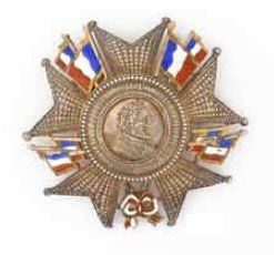 null Ordre de la Légion d'Honneur (France) - Plaque de Grand Officier, modèle monarchie...