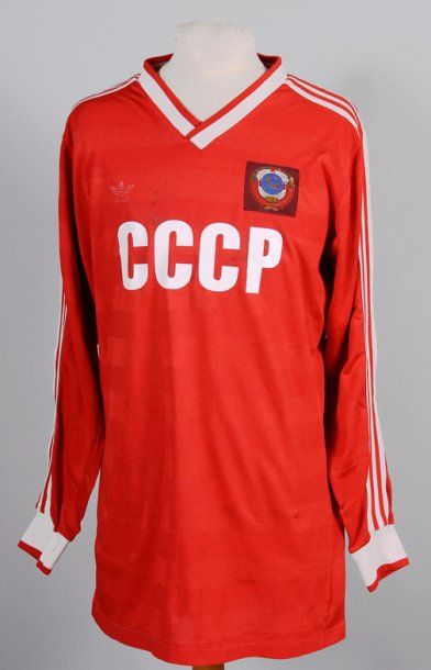 Maillot officiel de l'équipe nationale d'URSS...