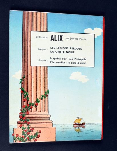 MARTIN 
ALIX 06.
LES LEGIONS PERDUES, édition originale de 1965. Album en très bel...