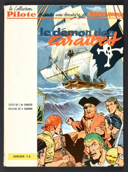 HUBINON 
BARBE ROUGE 01.
LE DEMON DES CARAÏBES.
Edition originale française cartonnée...
