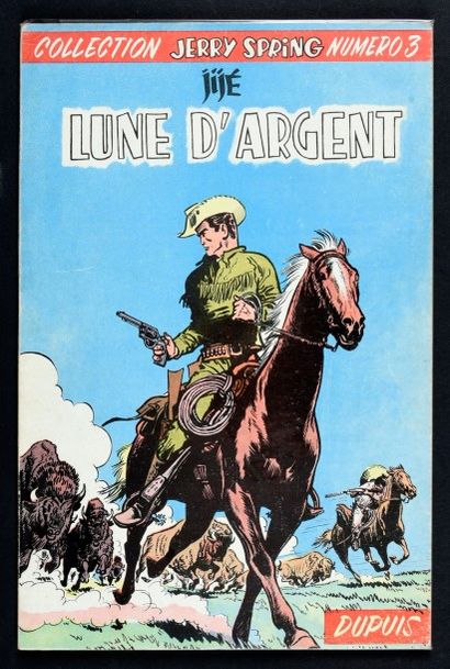 JIJE 
JERRY SPRING 03.
LUNE D'ARGENT 1956. EO Edition originale brochée tout proche...