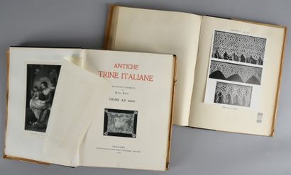 null Deux albums «Antiche Trine Italiane, Trine ad Ago»
Tomes I et II par Elisa Ricci,...