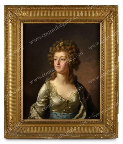 KUCHARSKI Alexandre (1741-1819) 
Portrait de la reine Marie-Antoinette de France...