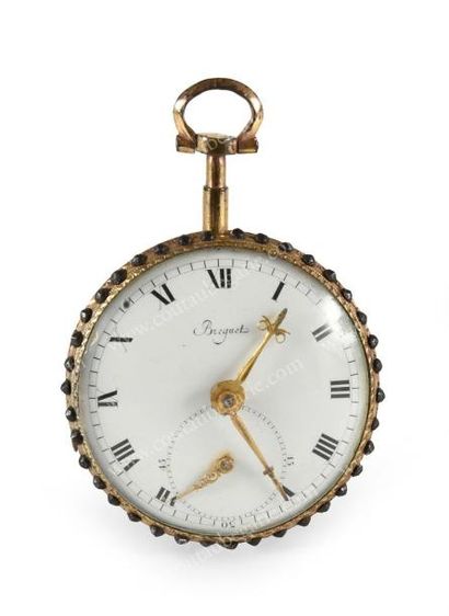 null RELIQUES DU ROI LOUIS XVI.
Montre de poche contenant à la place du mécanisme...