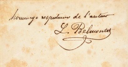 BELMONTET L Les nombres d'or, par un croyant, Paris, 1844, chez Amyot, in-12, 116...