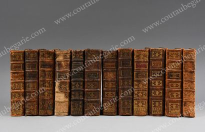 null [ALMANACHS ROYAUX].
Ensemble comprenant 11 volumes in-8° dont: Almanach royal,...