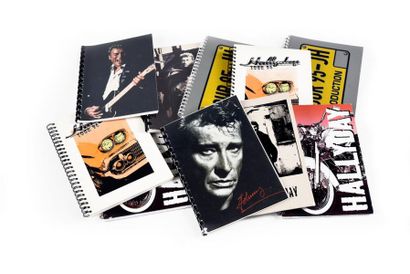 null Johnny Hallyday 1988
Un ensemble de 10 road-books (carnets de route). Tournées...