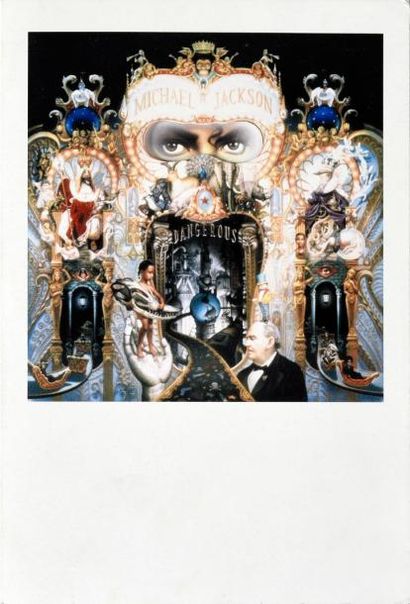 null Michael Jackson 1991
Carte d'invitation officielle délivrée par Epic et Sony...