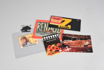 null Renaud
Lot de trois tickets pour le concert de Renaud en 1996. Un carton d'invitation...