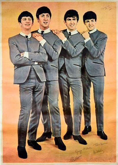 POSTER ORIGINAL des Beatles de 1964/65.
Imprimée...