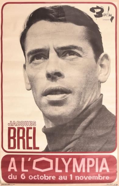 null Brel, Jacques
Affiche Jacques Brel à l'Olympia du 1er octobre au 6 novembre...