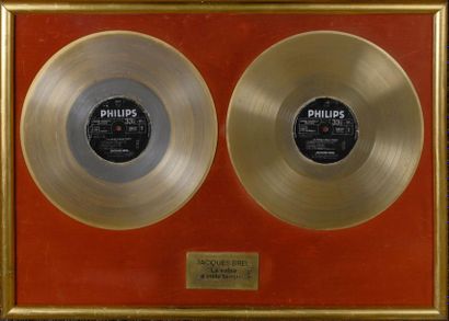 Brel, Jacques
Double disque d'or pour l'album...
