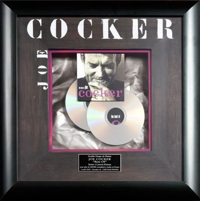 Joe Cocker,
Double disque de Platine pour...